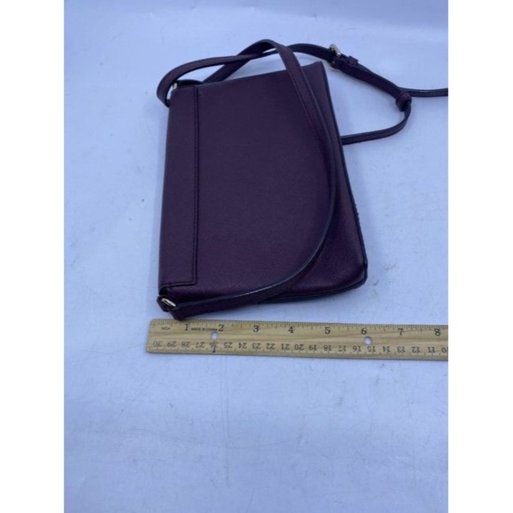 Kate Spade Cedar Street Monday Purple Leather Shoulder Bag - Picture 4 of 7